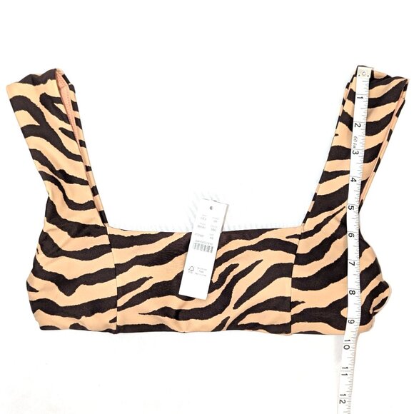NWT J. Crew | XS/Small 2pc Top & Bottom Zebra Stripe Bikini - Picture 5 of 9